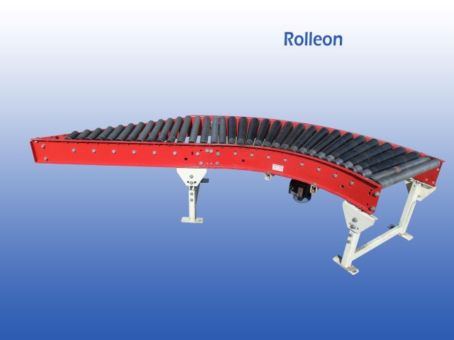 Rollenbaanbocht haaks